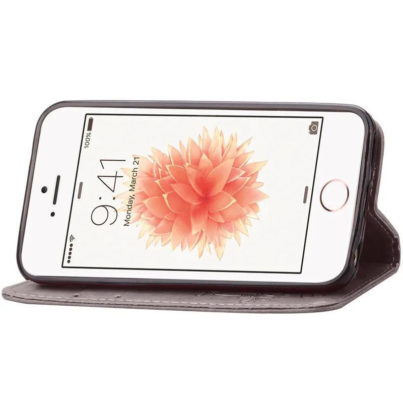 Повезло Four Leaf Clover Для iphone 5 5s SE кожа с мягкие Tpu телефон случае карта сгустки