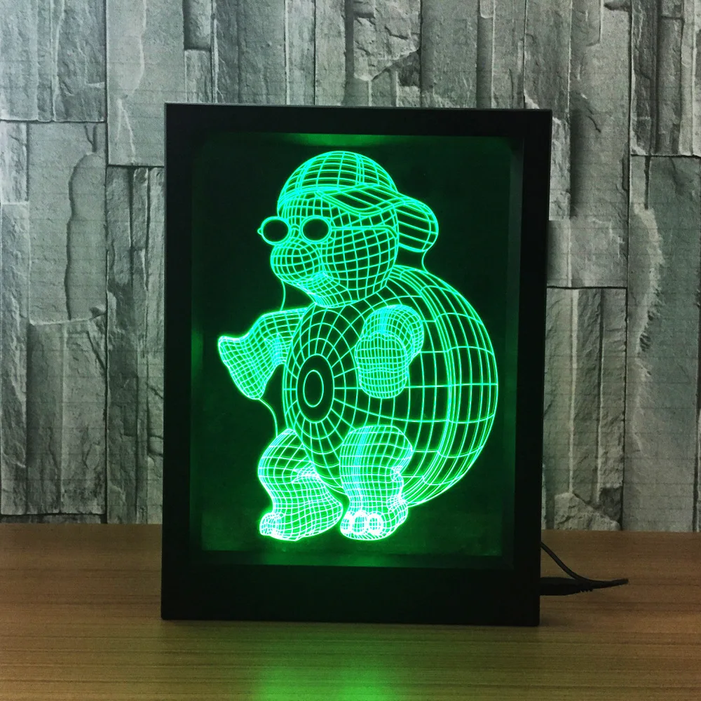 Черепаха 3D модель интеллектуальный пульт дистанционного управления акриловый