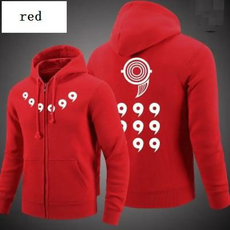 2018 new long-sleeved men's hoodies hot Naruto anime immortal pattern fashion style printing casual comfortable O-neck hoodie | Мужская