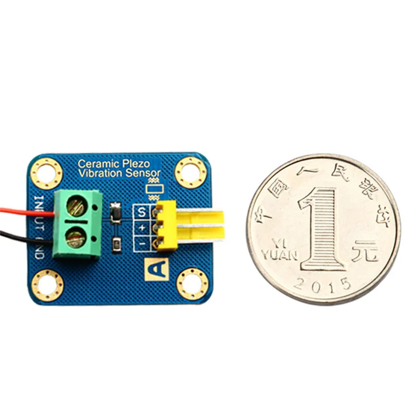 Пьезоэлектрический керамический датчик вибрации Arduino электронные строительные