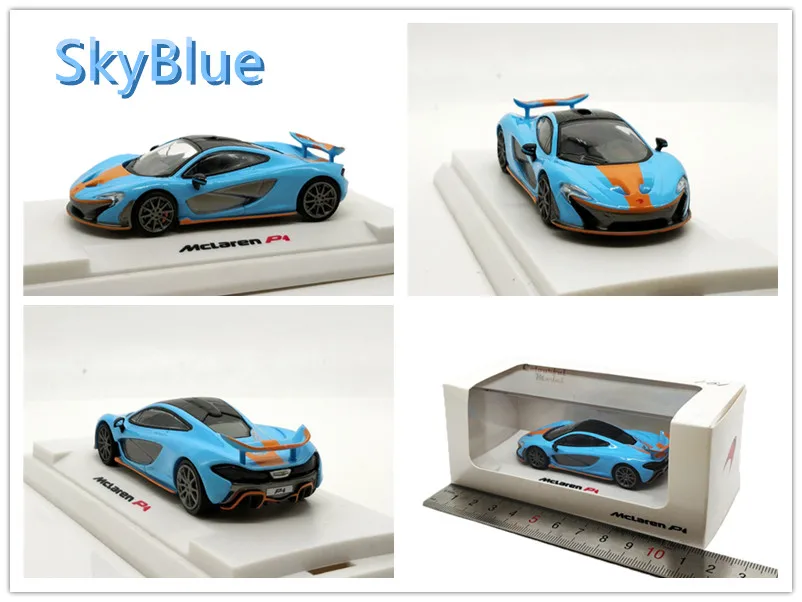 1: 64 цветная Модель Коллекция Модель автомобиля mlaren P1 литье под давлением миниатюрный автомобиль