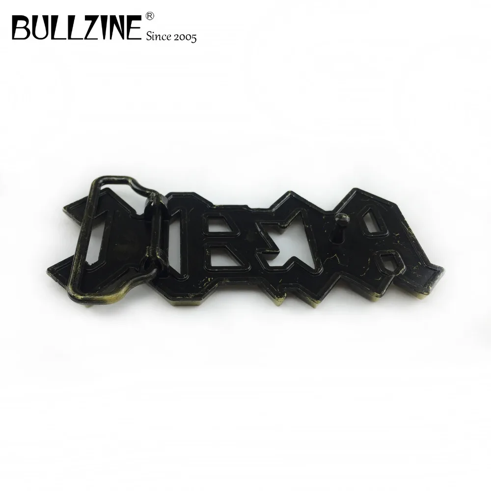 Музыкальный ковбойский ремень для джинсов Bullzine с пряжкой античный латунный из
