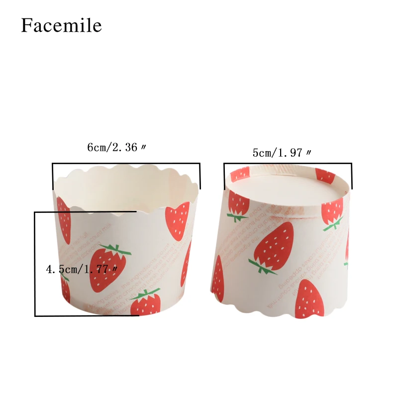 50 шт. бумажный Торт лайнер Маффин кекс чашка десерт выпечки случае Валентина