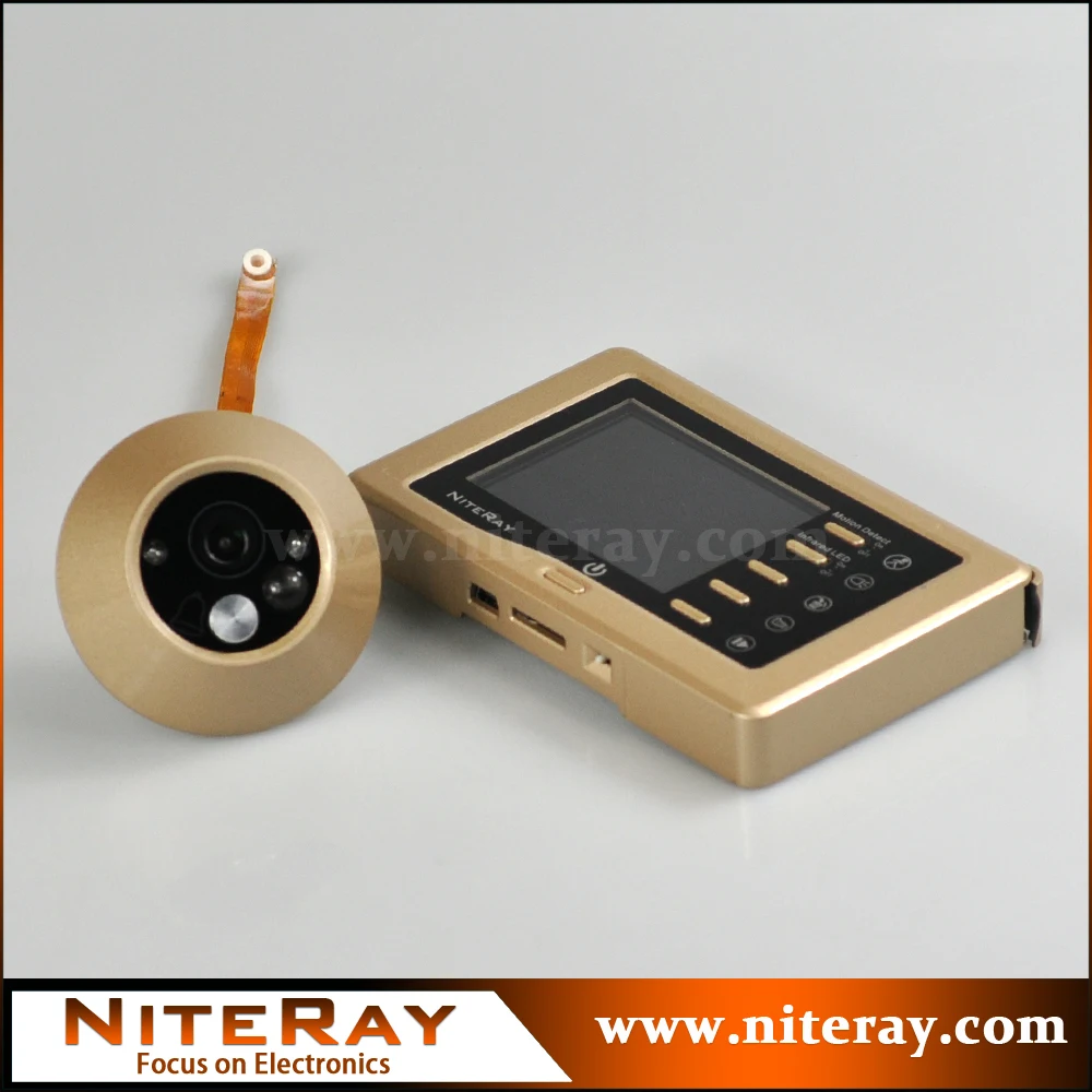 Цифровой дверной глазок с камерой и датчиком движения поддерживающий фото-