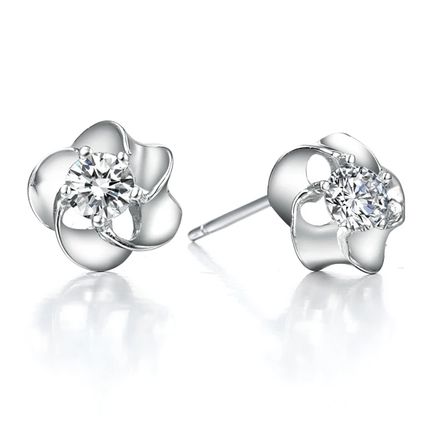 Vashiria новый комплект ювелирных изделий Модный позолоченный цветок набор белый