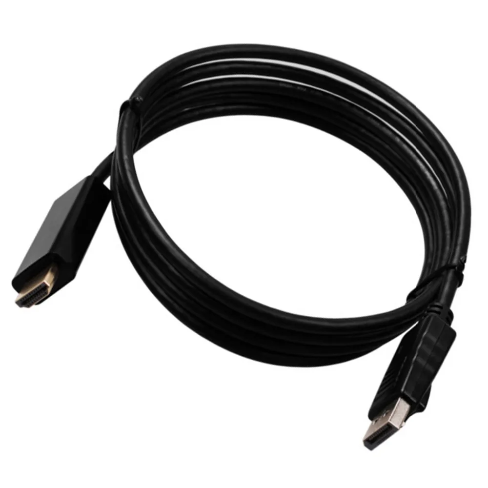 1080P HD дисплей Порты и разъёмы Адаптер DP к HDMI Кабель 1 8 м кабель видео разъем для ПК