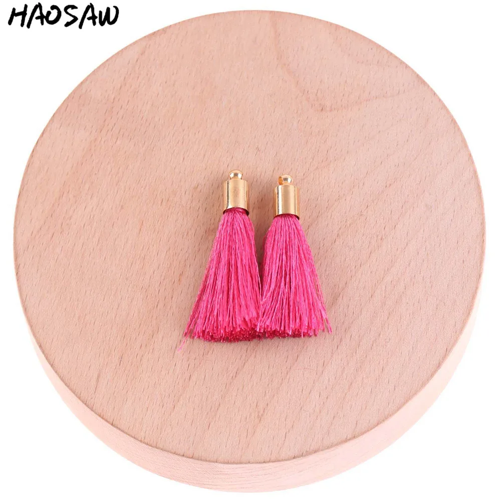 

35MM 10Pcs/Lot Silk Tassels Earrings Tassels Material For DIY Handmade Earrings Findings/Accessories Making/Embellishments