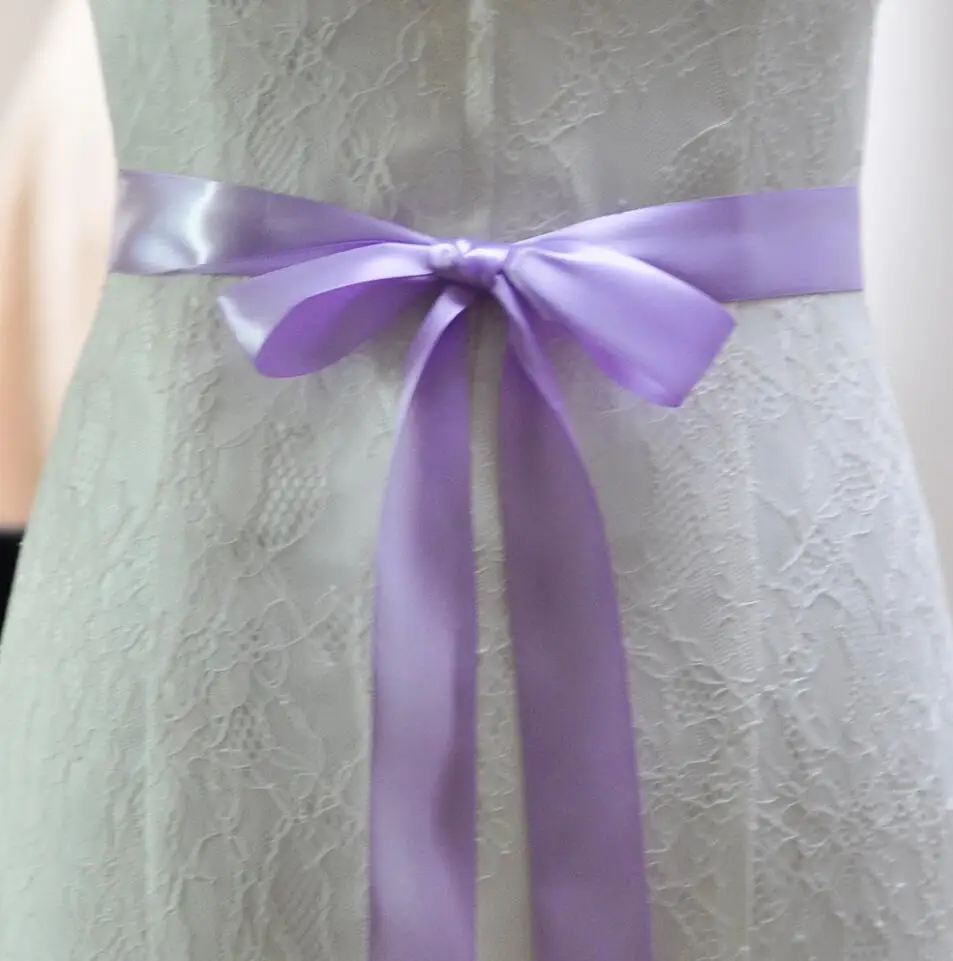 Light Purple JaneVini блестящие хрустальные стразы Свадебные ремни для невесты Strass свадебный пояс-кушак с камнями женские свадебные аксессуары - Цвет: Light Purple