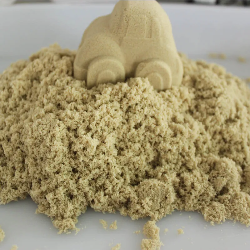 Sand color 200g Пластилин для моделирования, динамичный песок, игрушечная глина, развивающие цветные мягкие магические песочные космические игры для помещений, игровой песок, детские игрушки - Цвет: Sand color 200g