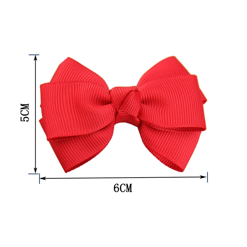 5 пар/лот Сури луки дети Головные уборы Луки Заколки для волос маленьких Обувь