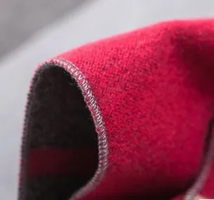 2014 Winter Men's luxury brand scarf high quality wool Scarves red and beige color blocking #D3026 | Аксессуары для одежды