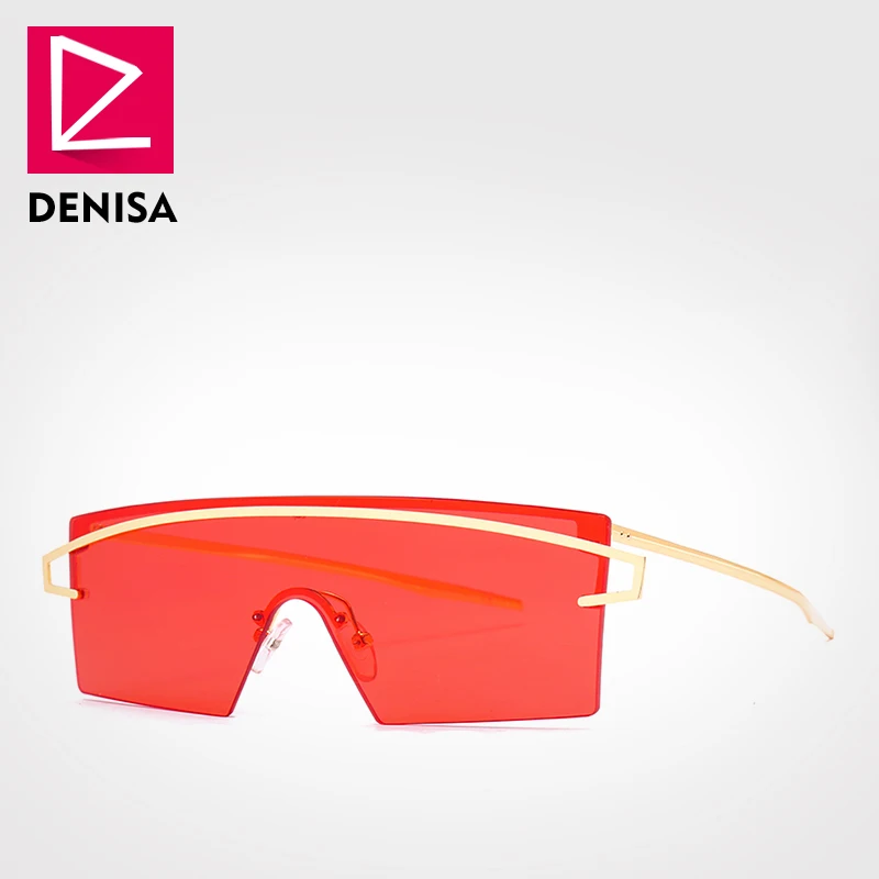 Мужские солнцезащитные очки в стиле ретро DENISA большие для вождения UV400 модель G18026