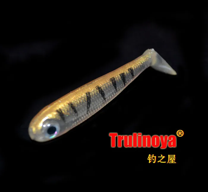 Trulinoya 65 мм 3 5 г 16 шт./лот мягкие приманки для глаз 3D искусственная приманка PESCA Swimbaits