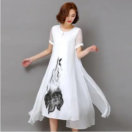 Соблазнительное женское платье 2019 Женская весенняя одежда винтажное из хлопка и