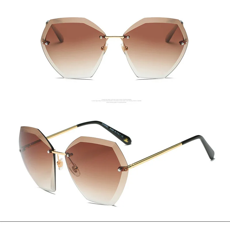 Для женщин модные оправы Солнцезащитные очки для сплава негабаритных Рамки