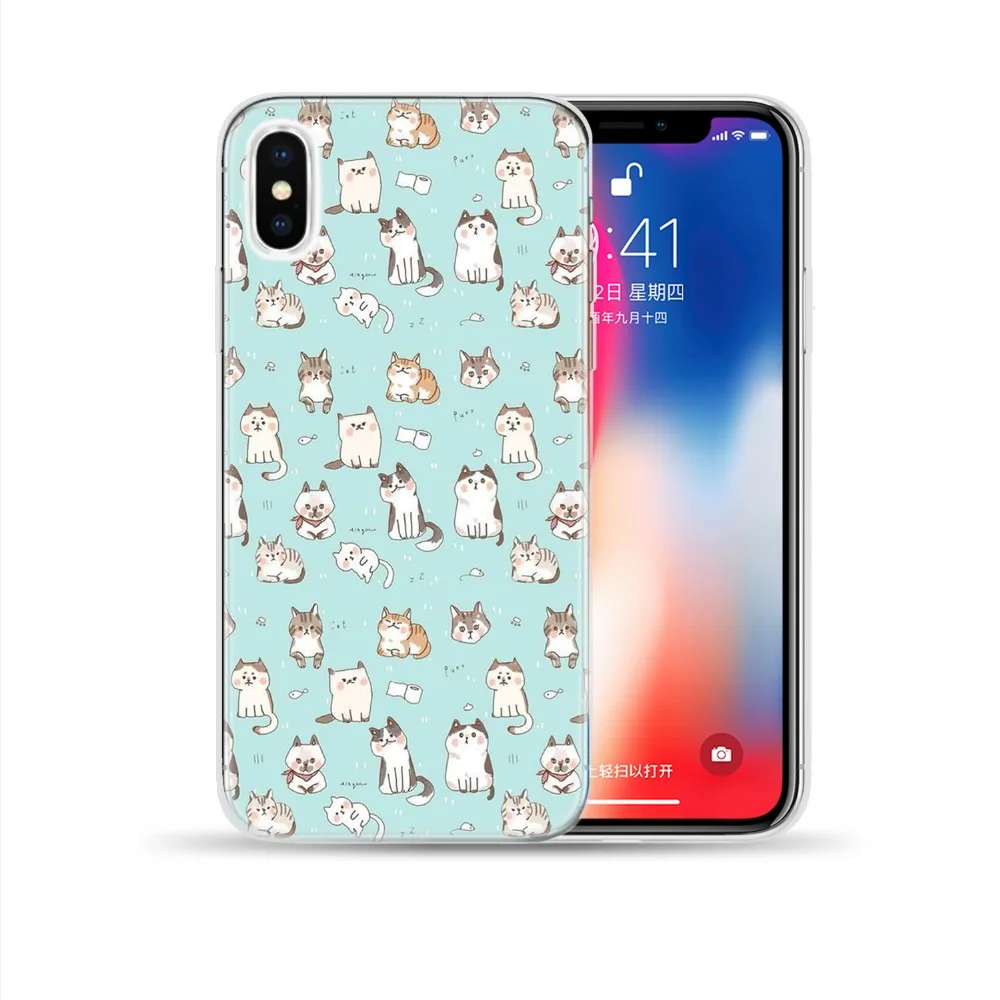 Мягкий чехол из ТПУ с цитатами цветочным рисунком единорогом для iPhone 5 5S SE 6 6S 7 8 Plus