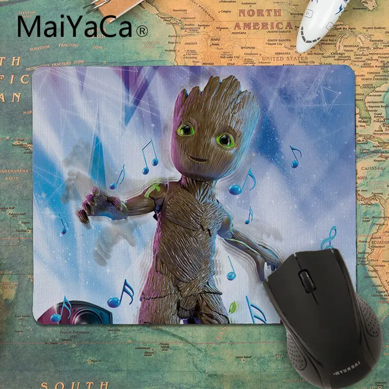 MaiYaCa Groot по индивидуальному заказу Мышь колодки компьютер Аниме Коврик для мыши и