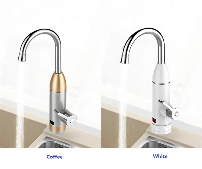 

ZGD9-3,Electric Tankless Water Heater Instant Hot Water Heater Cold Heating Faucet Instantaneous Water Heater for Kitche,EU Plug
