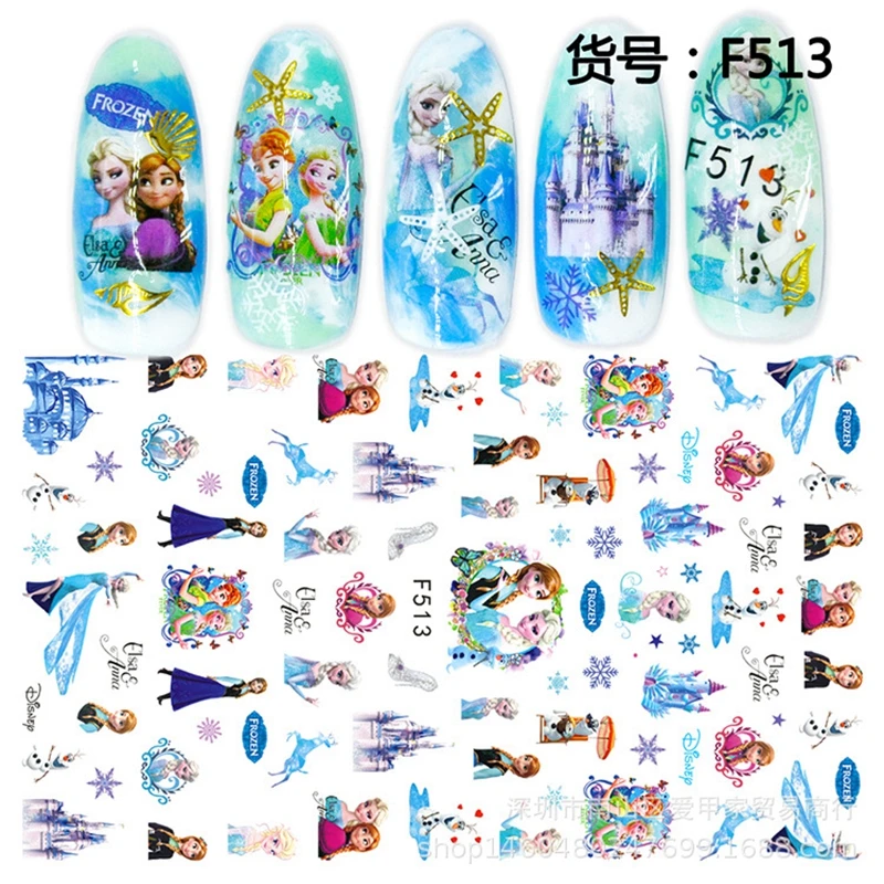 Наклейки для ногтей с милым мультяшным дизайном наклейки дизайна украшения