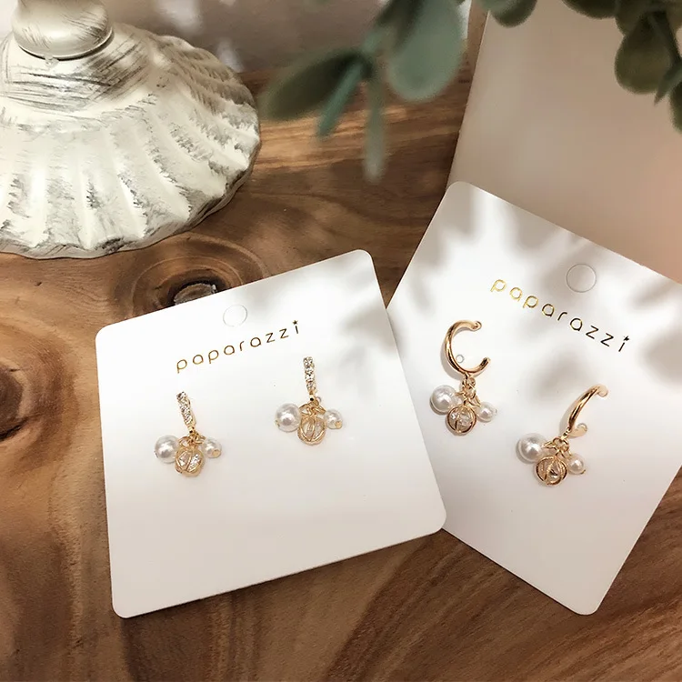 AOMU элегантные серьги-подвески из стерлингового серебра S925 пробы с кристаллами и жемчугом и металлической кисточкой для женщин и девушек, вечерние ювелирные изделия, аксессуары