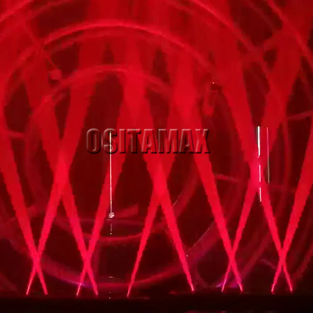 2 шт./лот DMX лазерный луч движущаяся головка светильник 3 Вт RGB сценический лазерный проектор 6X500 МВт лазерный эффект полосы лампы шоу диско бар светильник