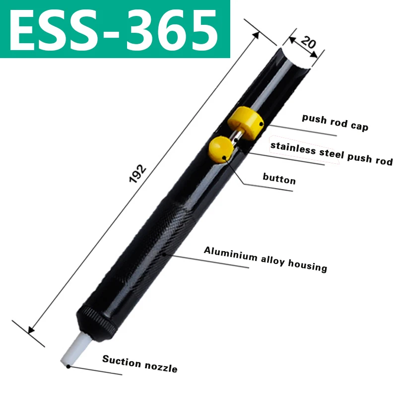 ESS-365 всасывающий оловянный припой присоски распайки пистолет паяльник ручка ручные инструменты распайки насос