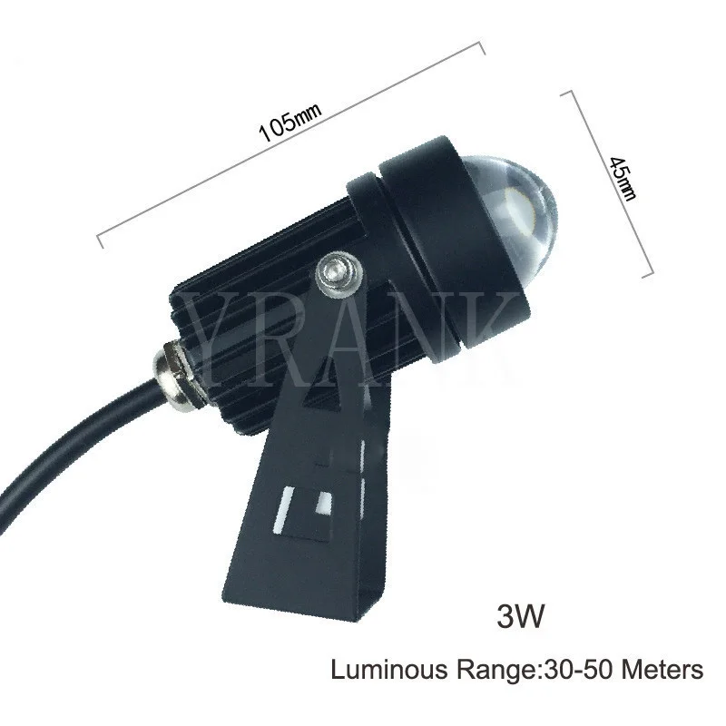 3 Вт 10 CREE COB светодиодный ные прожекторы наружные 85-265 в водонепроницаемый IP65