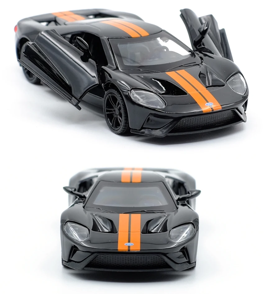 Новое поступление Caipo 1:42 Ford GT литая под давлением модель автомобиля игрушка с вытягиванием назад/для детей Подарки/обучающая коллекция игрушек