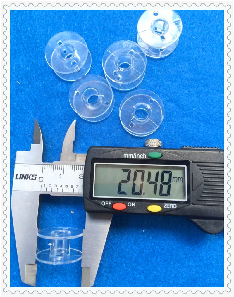 Шпуля для бытовой швейной машины прозрачные пластиковые шпули 10 шт./лот высота 93