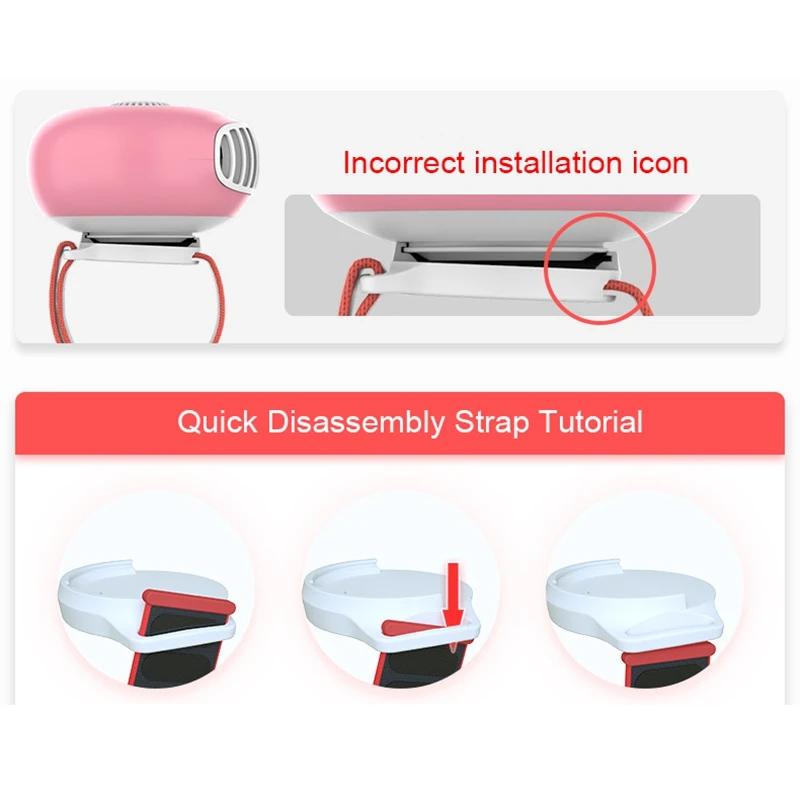 Wearable Personal Usb Small Fan Mini Handheld 360 Rotating Quiet Portable Internal Battery Operated Powered Recharg | Бытовая техника