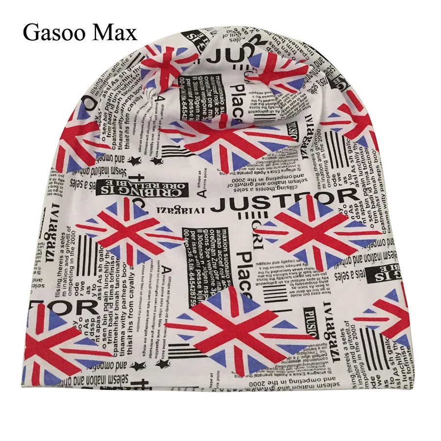 Шляпа с напуском Весенние шапки модные классические повседневные Шапки принтом