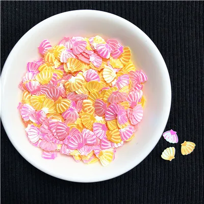 AB Mixed Yellow Pink 1200 шт(20 г) Красочные Блестки 7 мм Морская раковина тесьма с пайетками для шитья материал, Свадебное Ремесло, женская одежда Дети DIY Аксессуары - Цвет: AB Mixed Yellow Pink