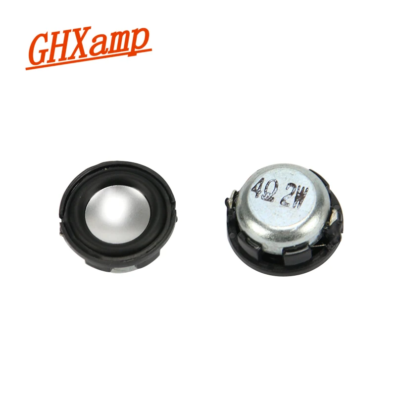 GHXAMP 1 дюймов полный диапазон динамик колонка 4 Ом 2 Вт Bluetooth динамик DIY Мини твитер Средний бас Магнитный нижний динамик 2 шт