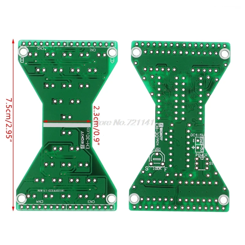 DIY Kit 5 в постоянного тока светодиодный электронный песочные часы регулируемые