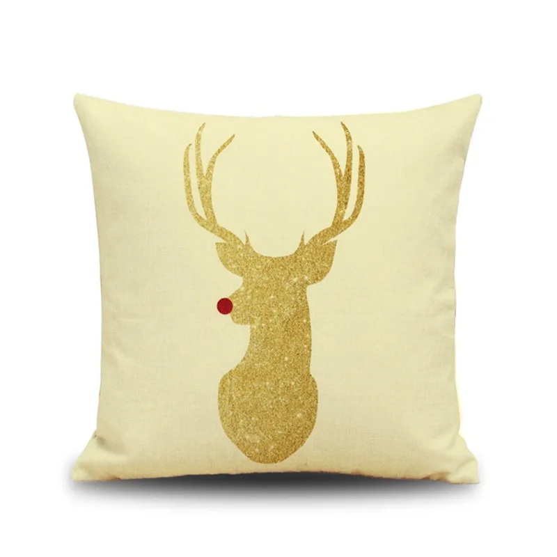 Рождественские украшения для дома декоративная наволочка дивана чехол подушки