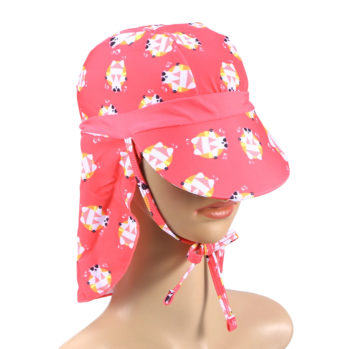 Солнцезащитная шляпа для плавания с защитой от УФ лучей Пляжная шапочка ушей