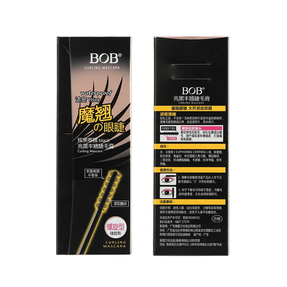 1 шт. макияж Боб яркий черный Фэн Цяо тушь для ресниц чистая красная Красота