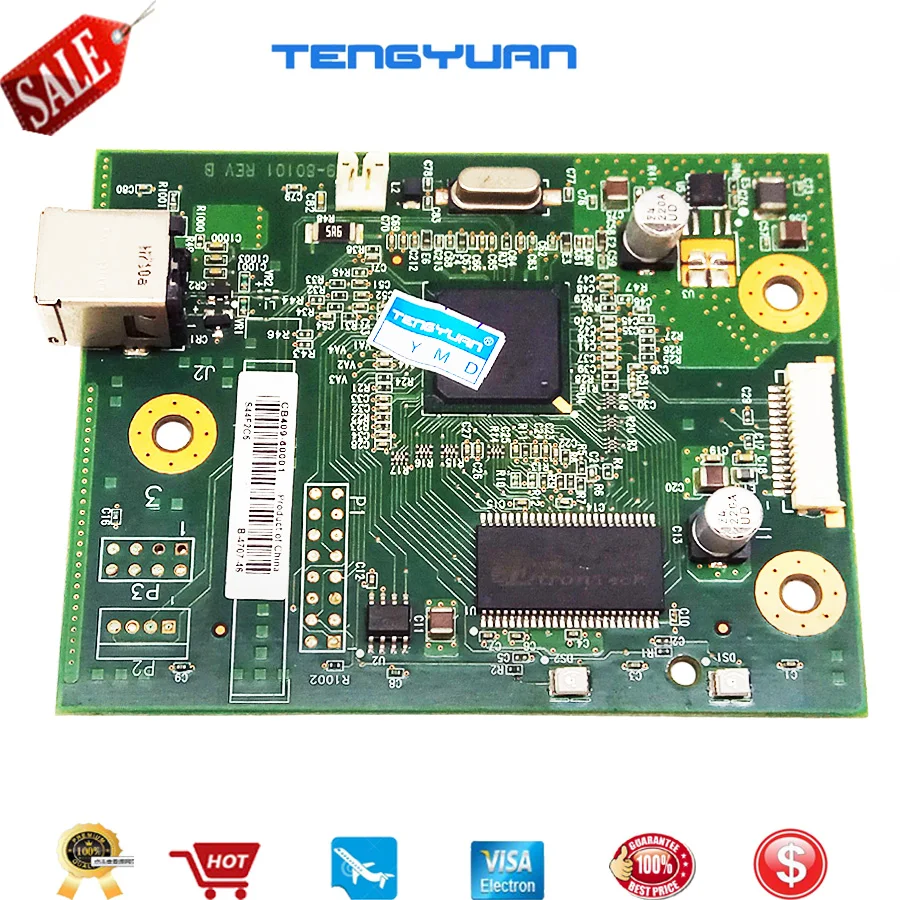 2PCS X CB409-60001 Q5426-60001 CB440-60001 Formatter board for HP LaserJet 1018 1020 Series Main Board printer parts | Компьютеры и