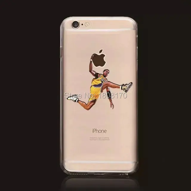 Чехол Jordan Sport Basketball, прозрачный мягкий гелевый Чехол из ТПУ для Iphone 7, I7, 6, 6S Plus, I6, 5, 5S, чехол для съемок NBA, 100 шт
