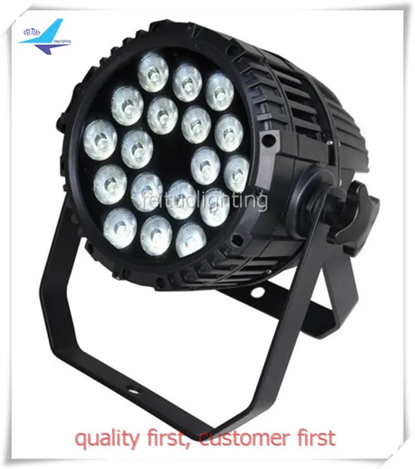 Par led алюминиевый 18x18 Вт ночной клуб наружный водонепроницаемый rgbwa uv 6 в 1