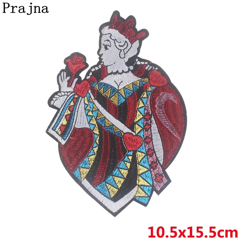 Prajna тканевые нашивки Новые поступления дешевые вышитые аппликации розы королевы