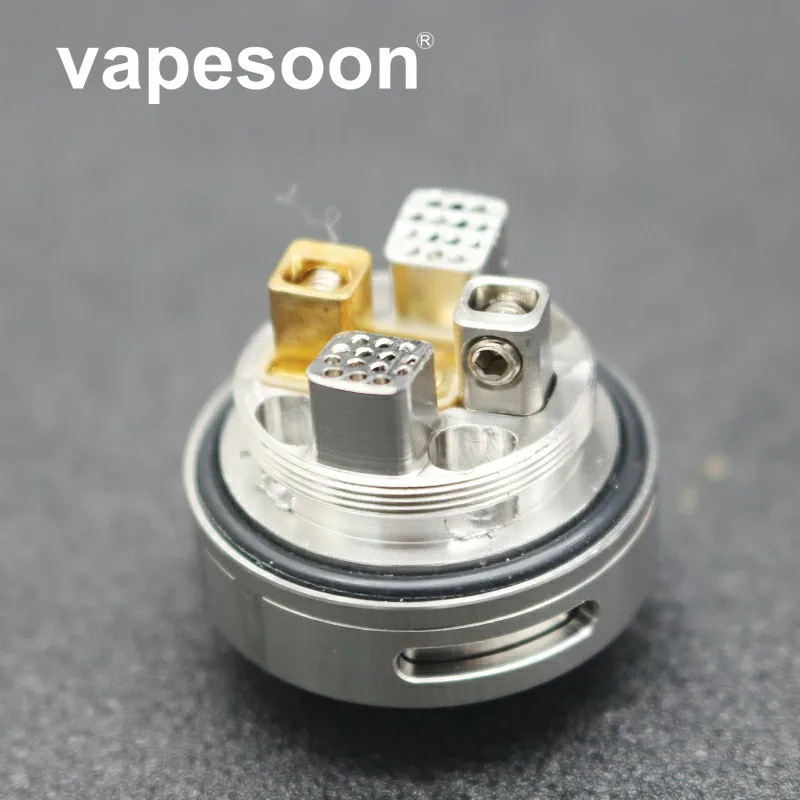 Высокое качество Rebirth RTA бак с 2 постами построить палубу электронная сигарета