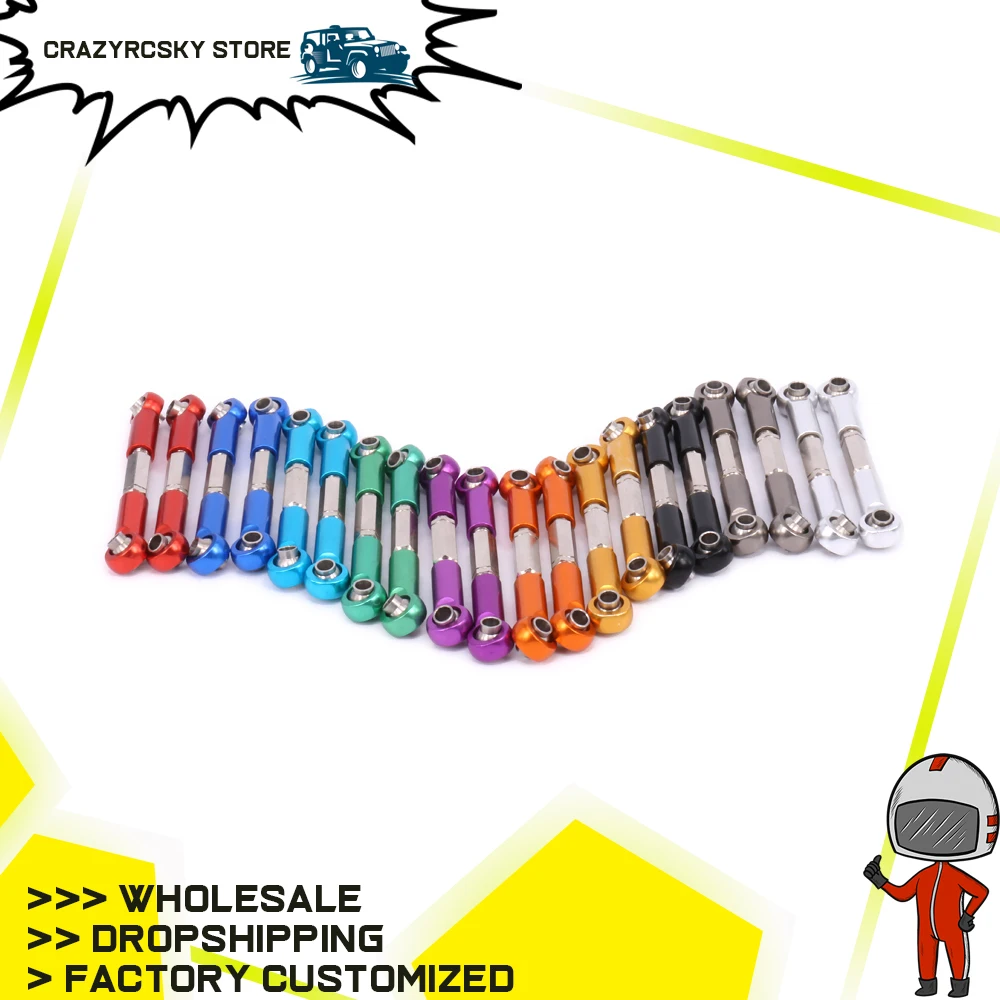 2 шт. RCAWD сервоприводная тяга для радиоуправляемой модели автомобиля 1/18 Fs