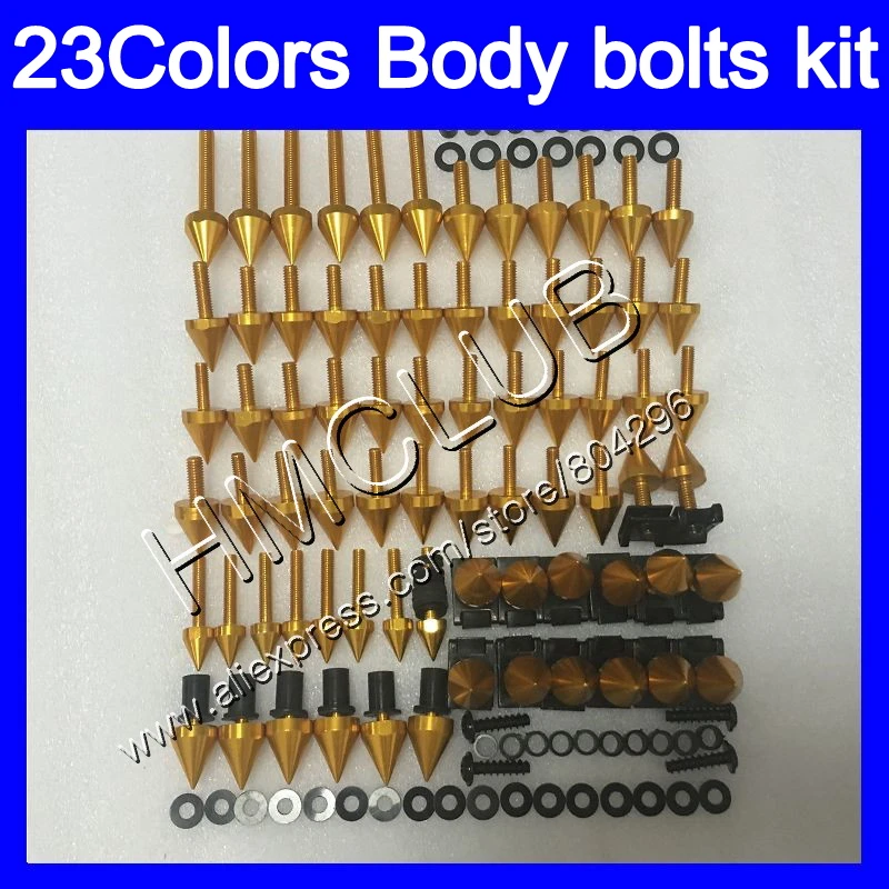 Полный Комплект болтов обтекателя Для YAMAHA YZFR1 98 99 YZF R1 1000 YZF1000 1998 1999 винты с полной