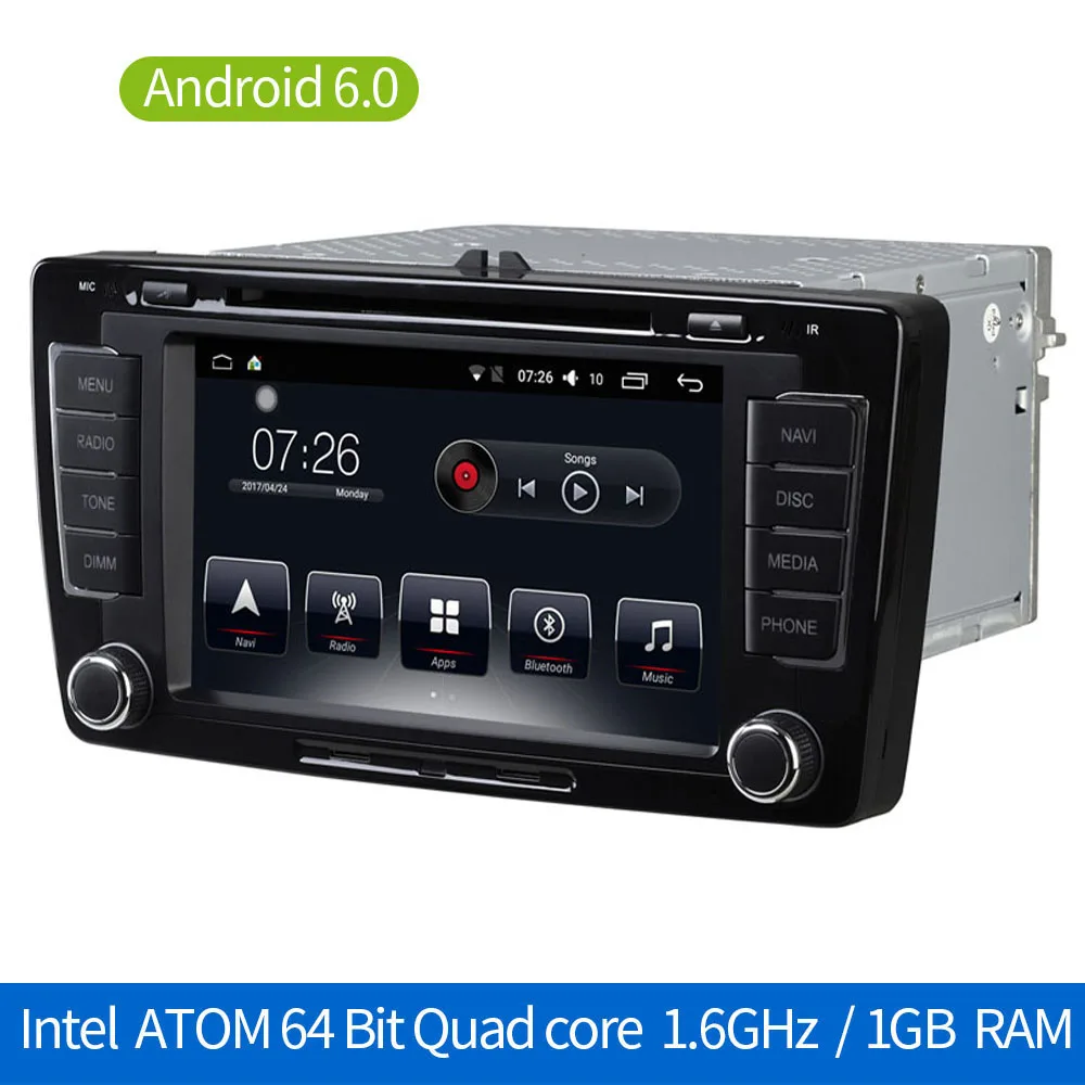 Автомобильный dvd-плеер стерео радио Android 7 1 Bluetooth &quotсенсорный экран 2 Din 64 бит