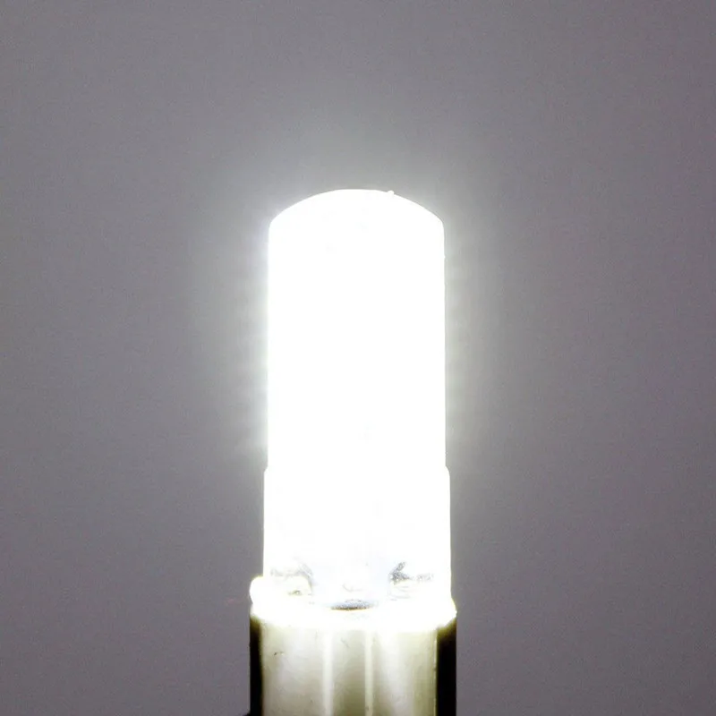 Светодиодный силиконовый шарик E12 8 Вт 152 SMD 3014 затемнения чистый теплый белый свет