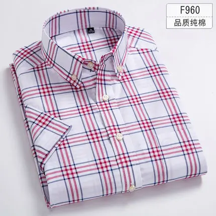 Большие Размеры 5XL 6XL 7XL 8XL плед из чистого хлопка тонкая с коротким рукавом Для