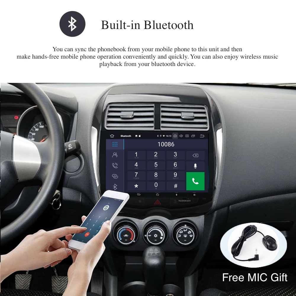 Android 10 автомобильное радио 2 Din GPS Navi для Mitsubishi ASX 2010-2018 Outlander Sport RVR PX6 DSP IPS 4 Гб + 64 ГБ RDS