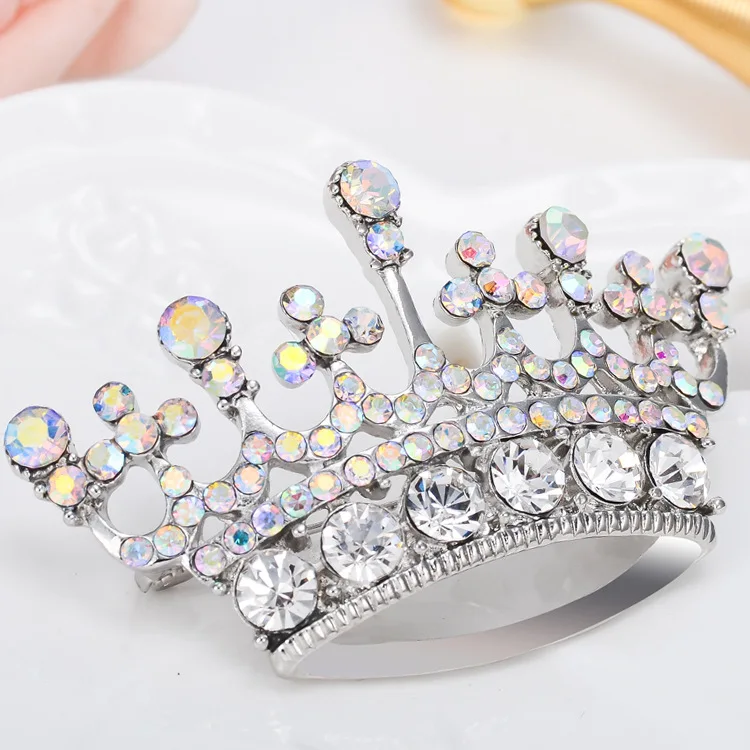 MZC новая дизайнерская маленькая Изысканная корона Посеребренная Брошь Дешевые