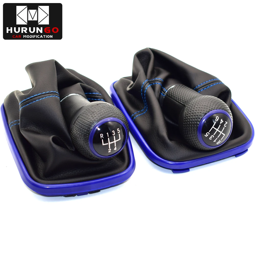 5/6 ручка переключения скоростей для Volkswagen VW MK4 Golf 4 IV GTI R32 Jetta Bora Blue Frame Gaitor Boot 12
